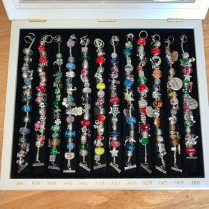Willabee & Ward Charm Bracelet of the Month & Case